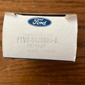 Genuine OEM Ford Car Plastics Retainers